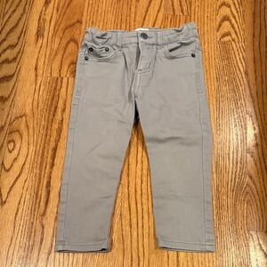 miles the label Boys 2Y Gray Chino Pants